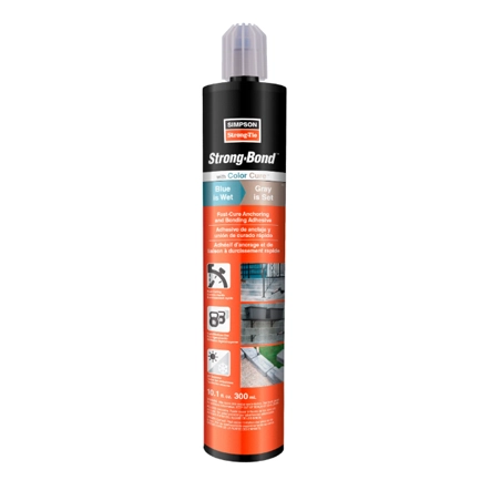 Simpson Strong-Tie® Strong-Bond 10.1 oz. Fast Cure Adhesive MPN STRGBND10